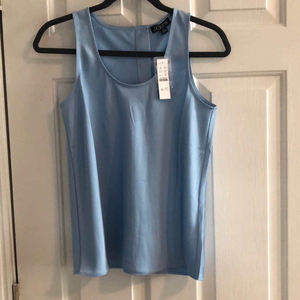 Blue Jcrew sleeveless top XXS